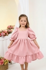 Vestido Yasmin Rosa Seco (Premium)