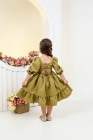 Vestido Yasmin Pistache (Premium)