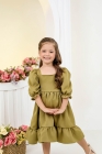 Vestido Yasmin Pistache (Premium)