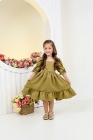 Vestido Yasmin Pistache (Premium)