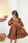 Vestido Yasmin Chocolate (Premium)