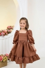 Vestido Yasmin Chocolate (Premium)