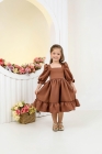 Vestido Yasmin Chocolate (Premium)