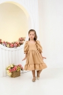 Vestido Yasmin Nude Médio (Premium)