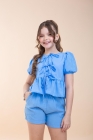 Conjunto Luxo Batinha Azul 