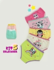 Kit com 5 - Calcinhas Bichinhos (FORMA GRANDE)