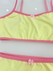 Kit Top + Calcinha Boxer Amarelo
