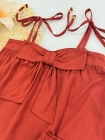 Conjunto Laço Cor Terra