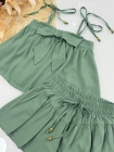 Conjunto Laço Cor Oliva