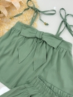 Conjunto Laço Cor Oliva