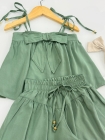 Conjunto Laço Cor Oliva