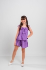 Conjunto Laço Cor Lavanda