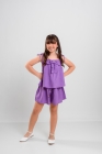 Conjunto Laço Cor Lavanda