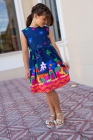 Vestido Lúdico Azul Marinho
