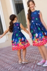Vestido Lúdico Azul Marinho