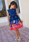 Vestido Lúdico Azul Marinho
