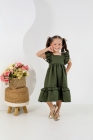 Vestido Luxo Verde Escuro (Premium)