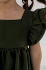 Vestido Luxo Verde Escuro (Premium)