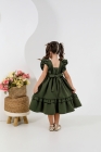 Vestido Luxo Verde Escuro (Premium)