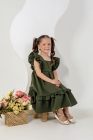 Vestido Luxo Verde Escuro (Premium)