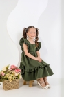 Vestido Luxo Verde Escuro (Premium)