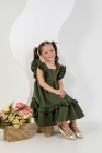 Vestido Luxo Verde Escuro (Premium)