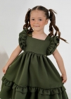 Vestido Luxo Verde Escuro (Premium)