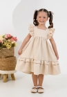 Vestido Luxo Nude Claro (Premium)