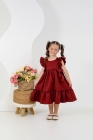 Vestido Isabella Vinho Luxo (Premium)