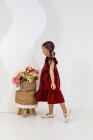 Vestido Isabella Vinho Luxo (Premium)