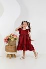 Vestido Isabella Vinho Luxo (Premium)