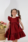 Vestido Isabella Vinho Luxo (Premium)