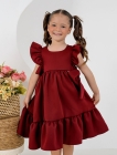 Vestido Isabella Vinho Luxo (Premium)