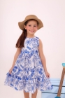 Vestido Azul Coqueiros