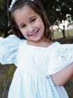 Vestido Branco Tecido Laise (Premium)