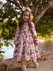 Vestido Borboleta Manga Longa