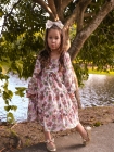 Vestido Borboleta Manga Longa