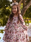 Vestido Borboleta Manga Longa