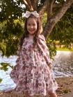 Vestido Borboleta Manga Longa