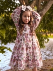 Vestido Borboleta Manga Longa