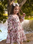Vestido Borboleta Manga Longa
