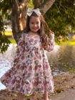 Vestido Borboleta Manga Longa