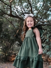 Vestido Luxo Verde Escuro (Premium)