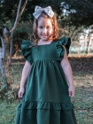 Vestido Luxo Verde Escuro (Premium)