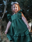 Vestido Luxo Verde Escuro (Premium)