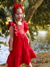 Vestido Beatriz Vermelho (Premium)