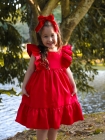 Vestido Beatriz Vermelho (Premium)