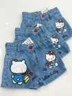 Short Jeans Infantil Hello Kitty