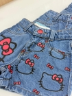 Short Jeans Infantil Laços