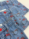 Short Jeans Infantil Laços